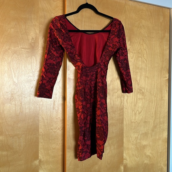 2 for $29 | Red American Apparel Bodycon Dress - Picture 3 of 8